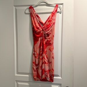 Guess women’s dress NWOT red floral medium